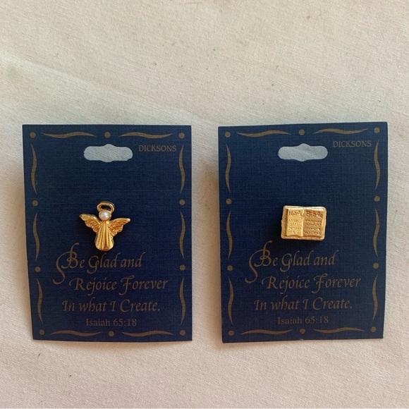 Assorted Christian Lapel Pins   Pack of 12  Vintage 1990's - Picture 6 of 7